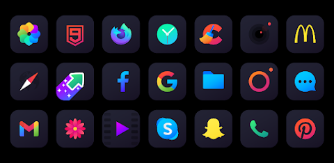 Nova Dark Icon Pack screenshot