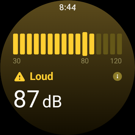 Decibel Meter: Wear OS screenshot
