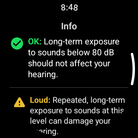 Decibel Meter: Wear OS screenshot
