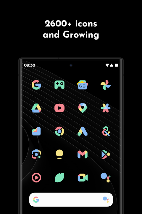 CHIC PASTEL icons screenshot