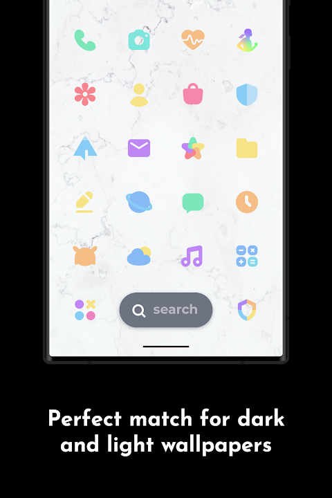 CHIC PASTEL icons screenshot