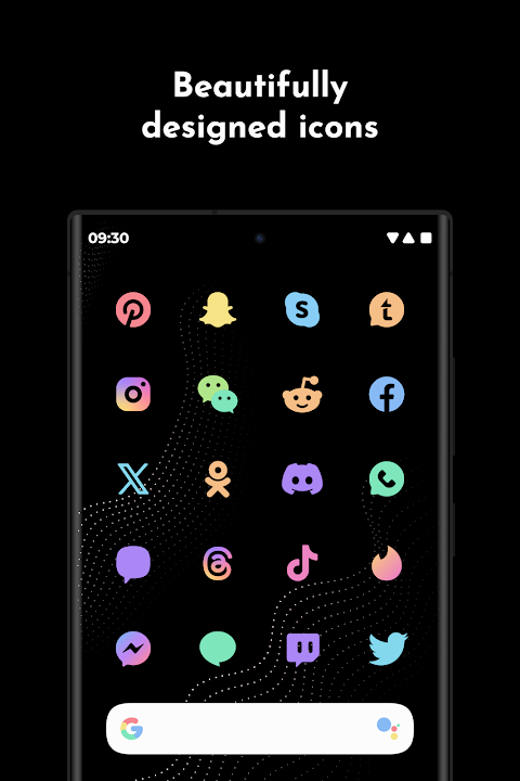 CHIC PASTEL icons screenshot