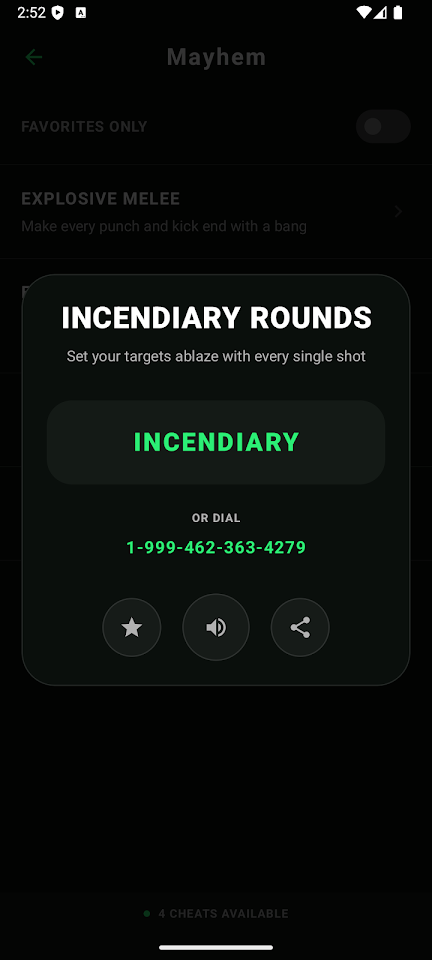 Cheat Codes for GTA Cheats screenshot