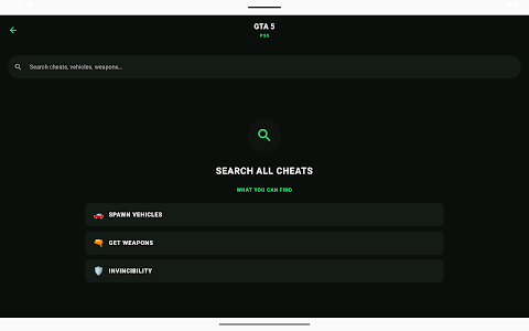 Cheat Codes for GTA Cheats screenshot