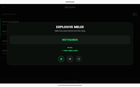 Cheat Codes for GTA Cheats screenshot