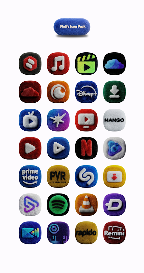 Fluffy OneUi Icon Pack screenshot