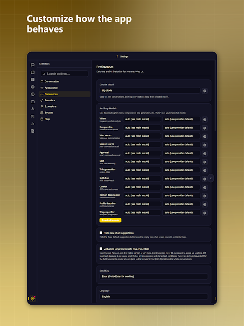 Hermes Agent Client – OnDev AI screenshot