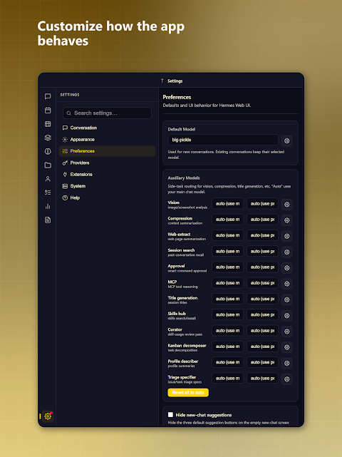 Hermes Agent Client – OnDev AI screenshot