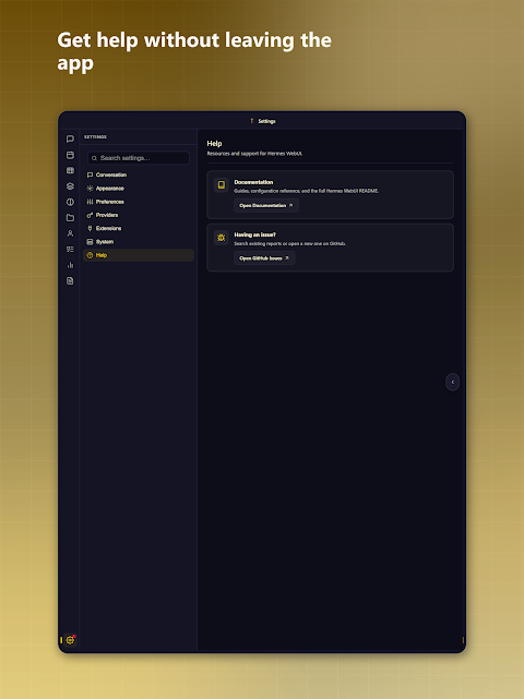 Hermes Agent Client – OnDev AI screenshot