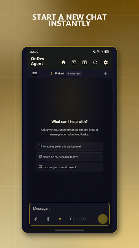 Hermes Agent Client – OnDev AI screenshot