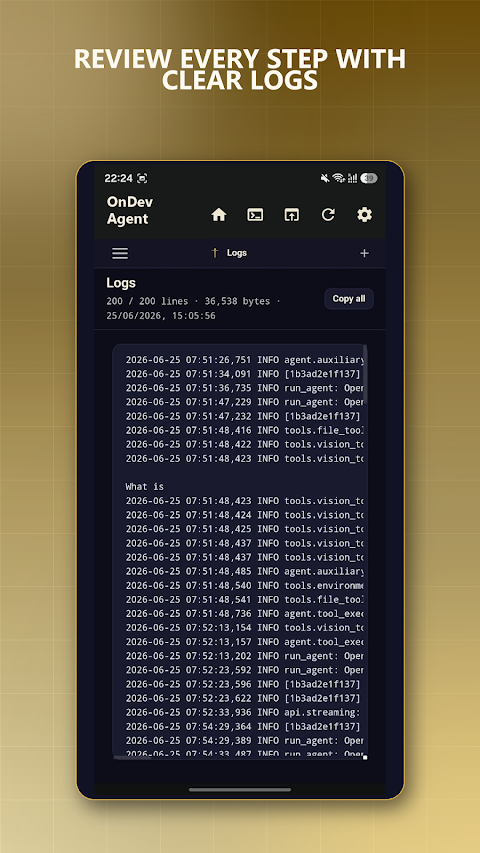 Hermes Agent Client – OnDev AI screenshot