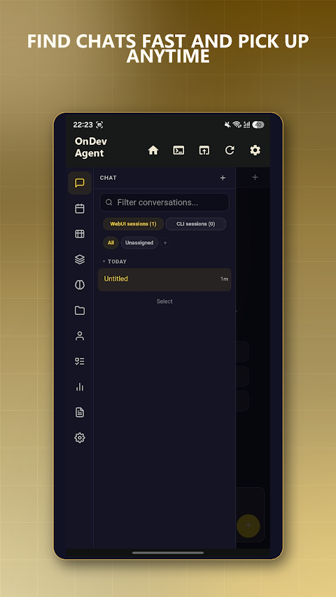 Hermes Agent Client – OnDev AI screenshot