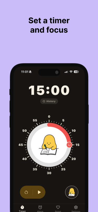 Waky Alarm : Start proud today screenshot