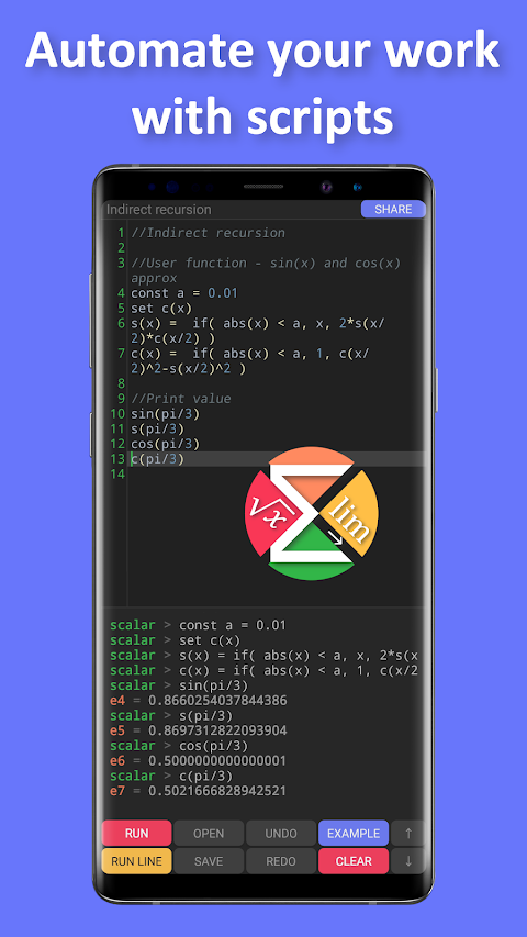 Scientific Calculator Scalar screenshot