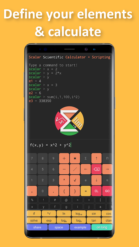 Scientific Calculator Scalar screenshot