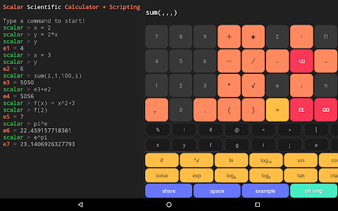 Scientific Calculator Scalar screenshot