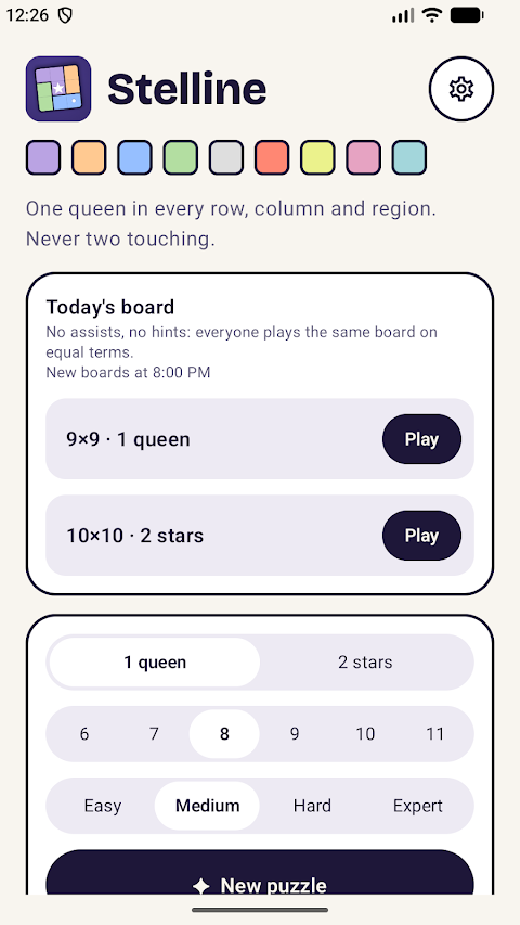 Stelline: Star Logic Puzzles screenshot