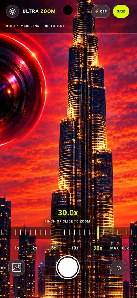 Ultra Zoom Camera HD screenshot