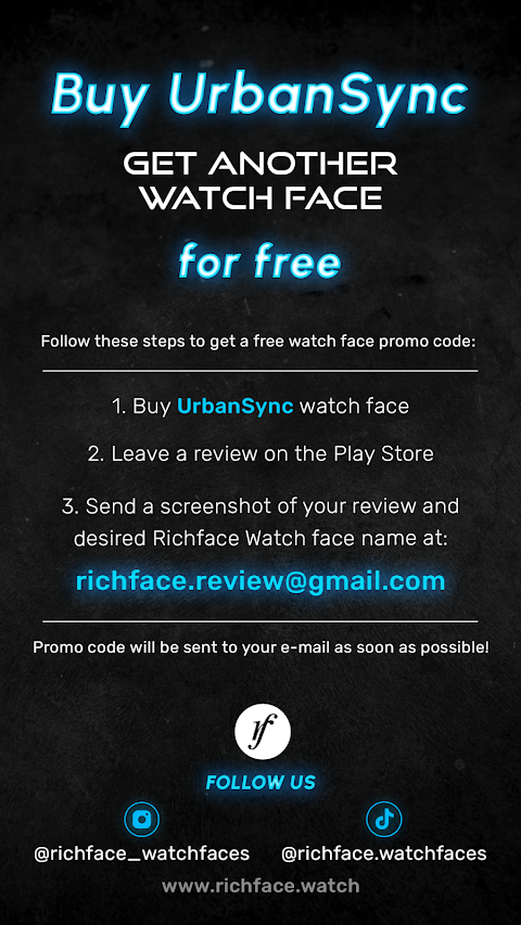 UrbanSync Watch Face screenshot