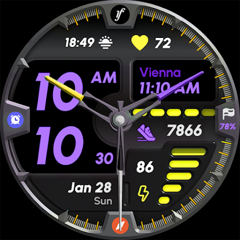 UrbanSync Watch Face screenshot
