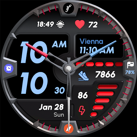 UrbanSync Watch Face screenshot