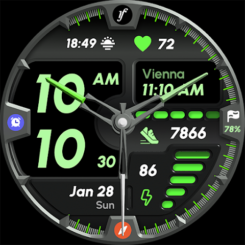 UrbanSync Watch Face screenshot